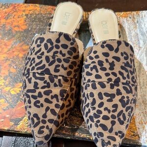 Leopard Print Women's Mules. Bar iii